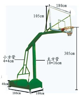 室内篮球架的正确尺寸和高度设置方法-第2张图片-www.211178.com_果博福布斯