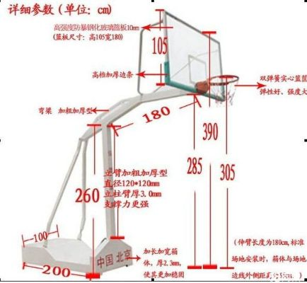 篮球架尺寸和高度的选择，影响你的比赛表现-第3张图片-www.211178.com_果博福布斯